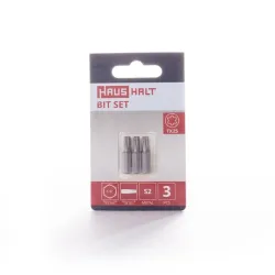 Screwdriver bit tx25x25mm 3pcs