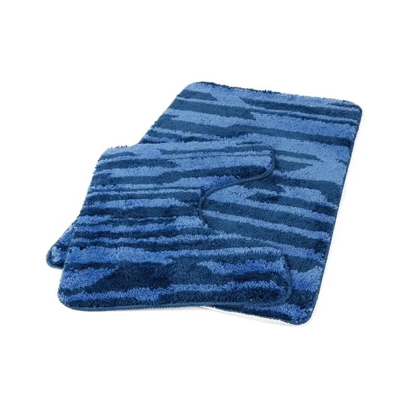 Tualetes poda paklājiņš Domoletti MA3273F-2, zila krās., 80 cm x 50 cm