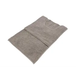 Коврик для ванной Domoletti Chenillema 3188a1-2, коричневый, 800 мм x 500 мм