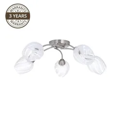 Светильник потолочный Domoletti CL17061, E27, 5 x 60 Вт