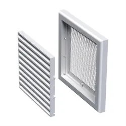 Ventilation grille with mesh haushalt mv