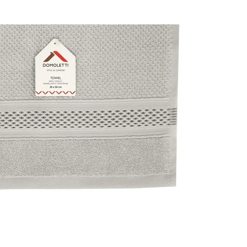 Dvielis 30x50cm mariam light grey