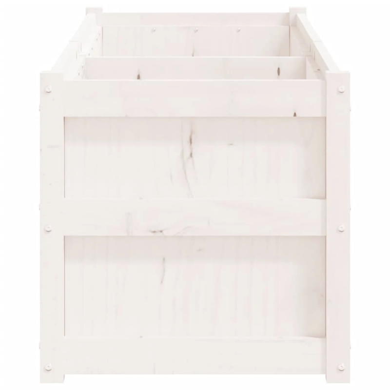 vidaXL dārza puķu kaste, 150x50x50 cm, priedes masīvkoks