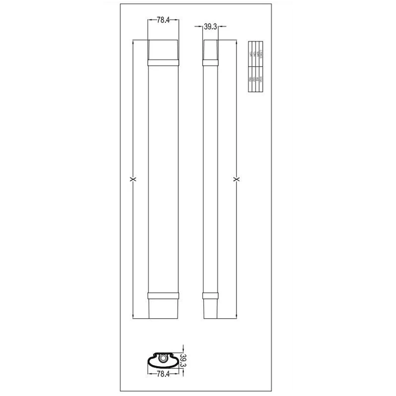 Speciālo telpu apgaismojums Okko Tri-Proof. 45W. LED