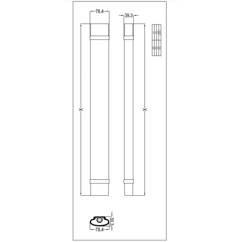 Lampa Okko Efled-601, griesti un sienas, 30 W, 2400 lm, 4000 °K, IP65