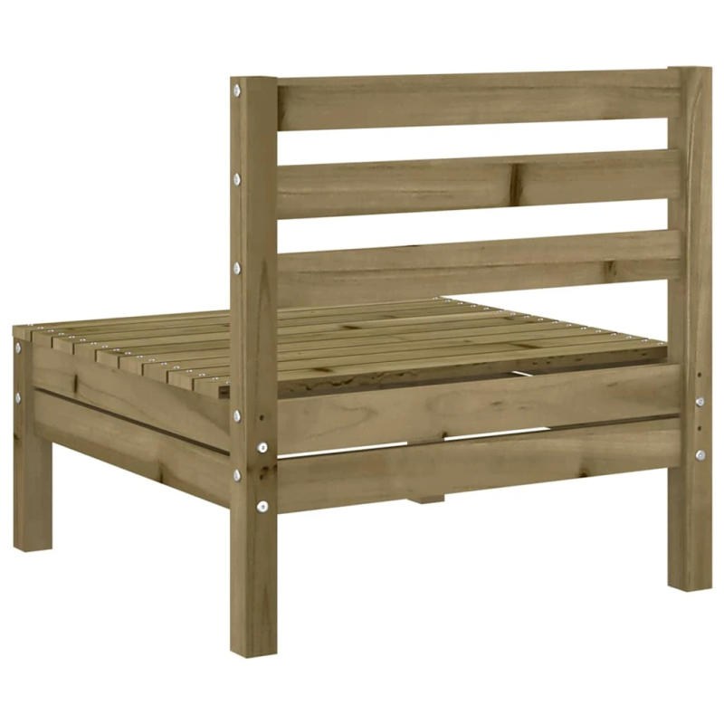 vidaXL dārza dīvāni bez roku balstiem, 2 gab., impregnēts priedes koks