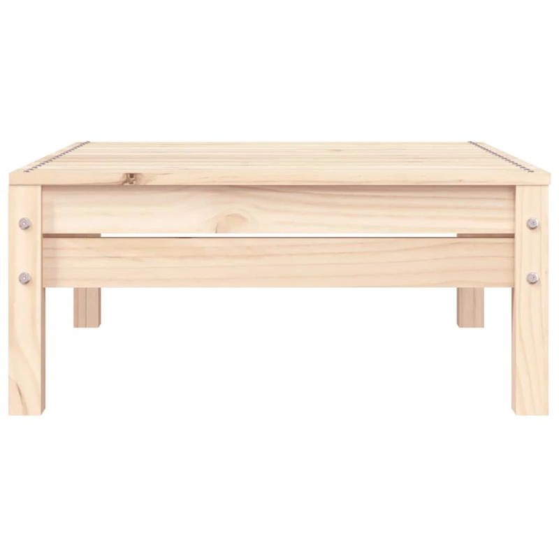 vidaXL trīsvietīgs dārza dīvāns, priedes masīvkoks