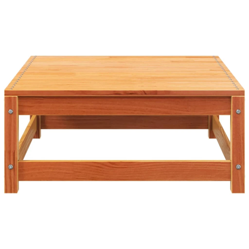 vidaXL dārza stūra dīvāns ar kājsoliņu un matračiem