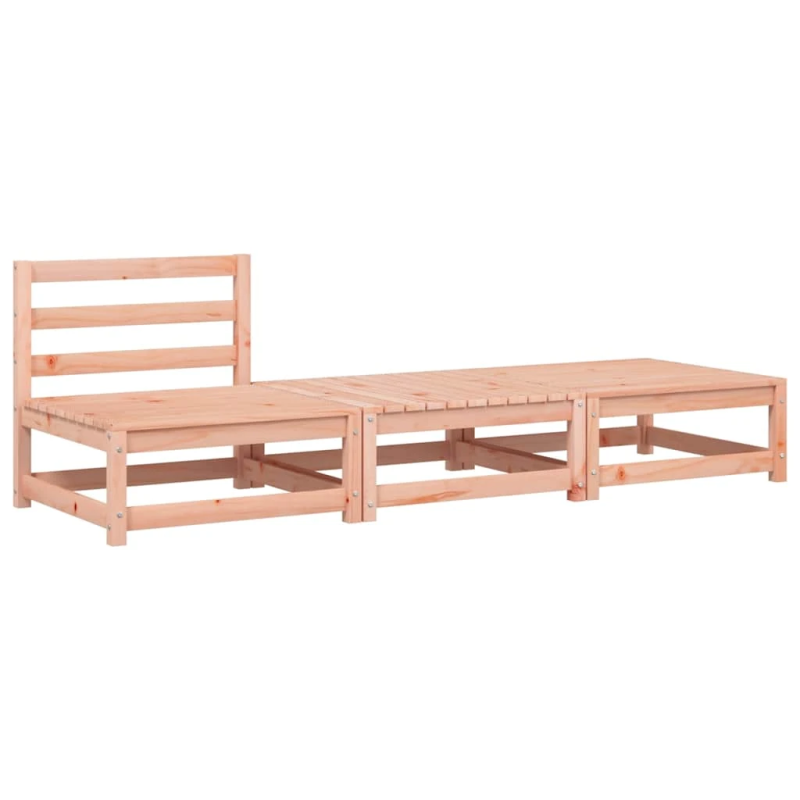 vidaXL dārza dīvāns ar kājsoliņu un matračiem