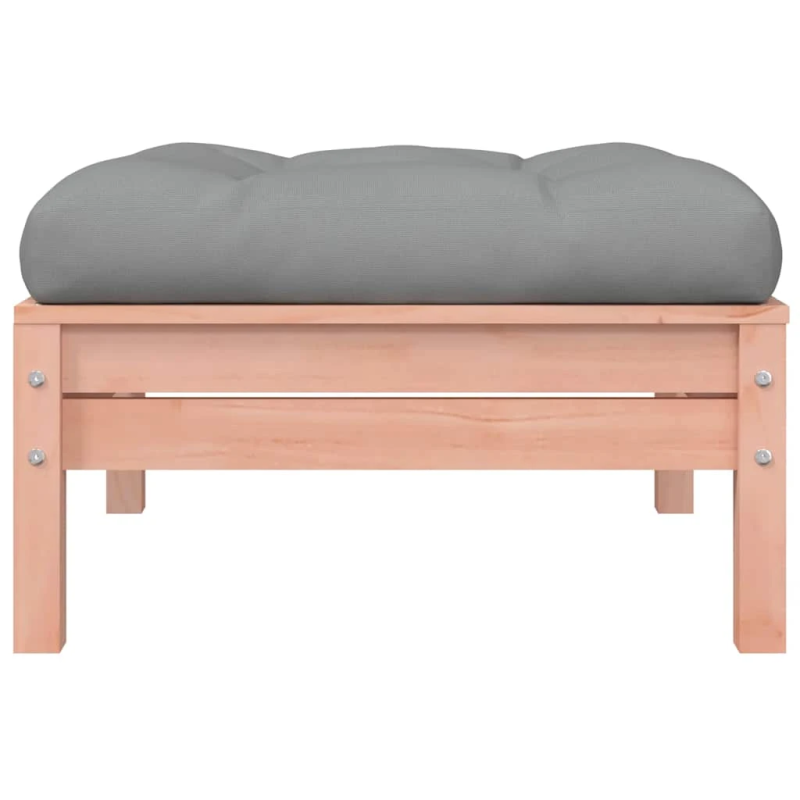 vidaXL dārza soliņi ar matračiem, 2 gab., Duglasa egles masīvkoks