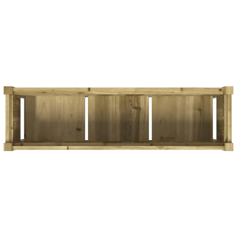 vidaXL dārza puķu kastes ar kājām, 2 gab., impregnēts priedes koks