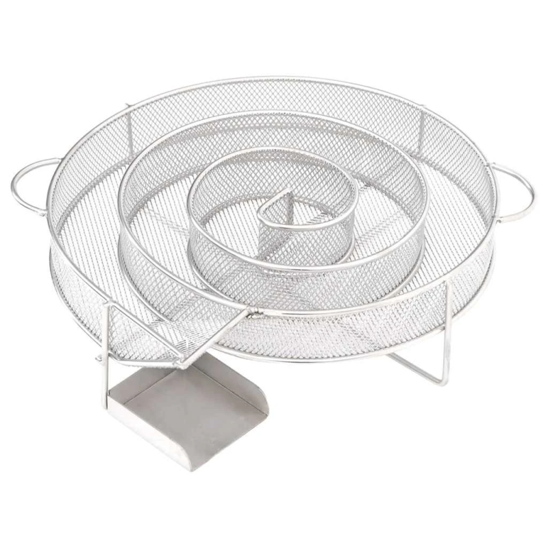 vidaXL aukstās kūpināšanas dūmu ģenerators, apaļš, 19,5 cm, tērauds