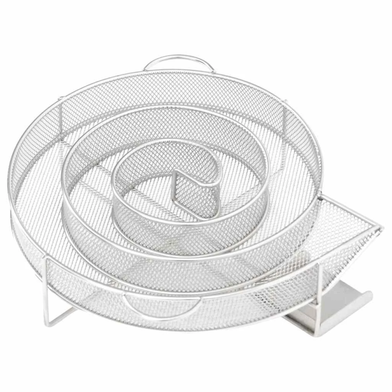 vidaXL aukstās kūpināšanas dūmu ģenerators, apaļš, 19,5 cm, tērauds