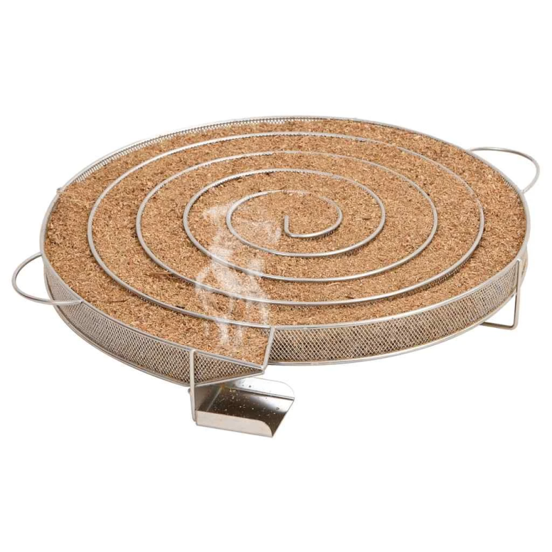 vidaXL aukstās kūpināšanas dūmu ģenerators, apaļš, 33,5 cm, tērauds