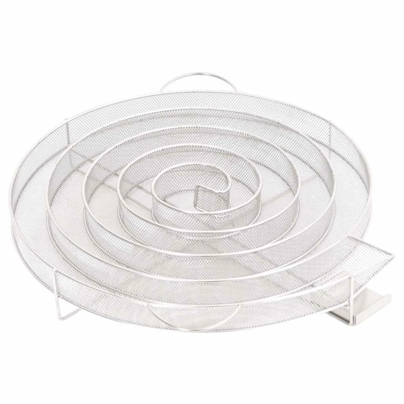 vidaXL aukstās kūpināšanas dūmu ģenerators, apaļš, 33,5 cm, tērauds