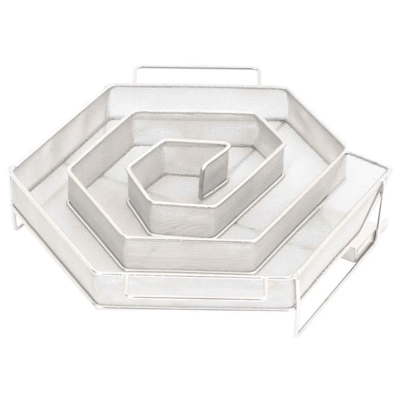 vidaXL aukstās kūpināšanas dūmu ģenerators, sešstūra, 22,5 cm, tērauds