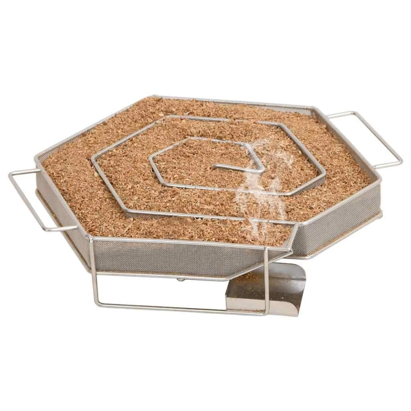 vidaXL aukstās kūpināšanas dūmu ģenerators, sešstūra, 22,5 cm, tērauds