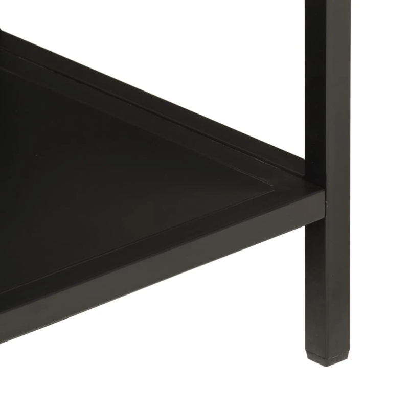 vidaXL drēbju pakaramais, 90x35x180 cm, mango masīvkoks, dzelzs