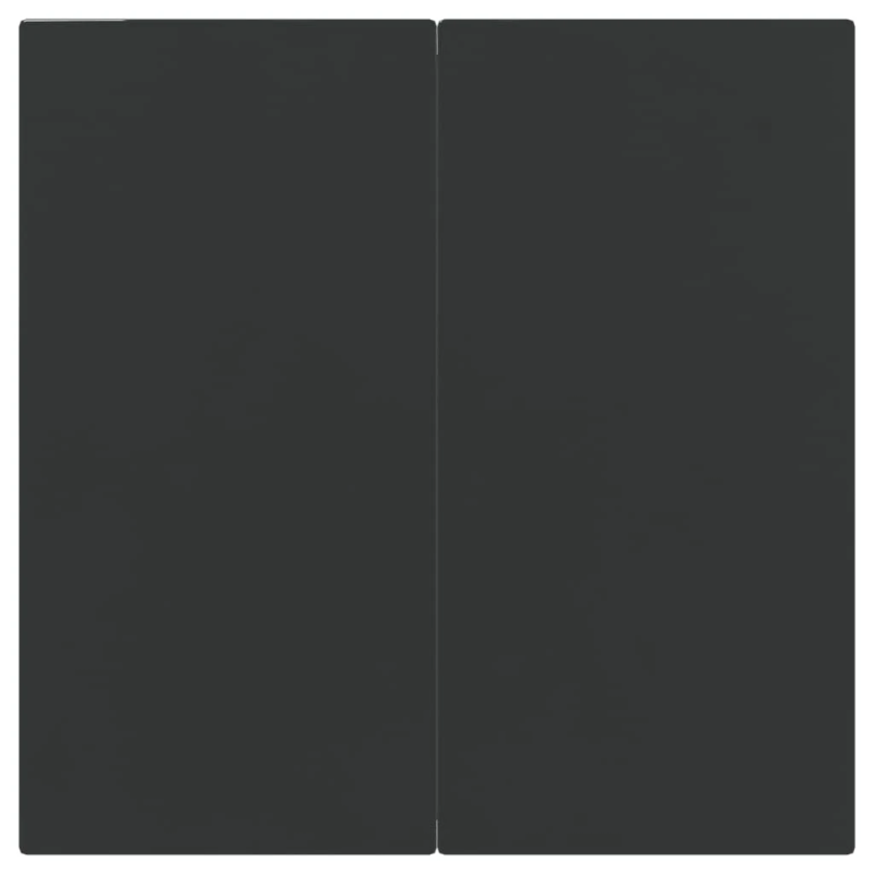 vidaXL 5-daļīgs dārza mēbeļu komplekts, melns, PE rotangpalma, tērauds