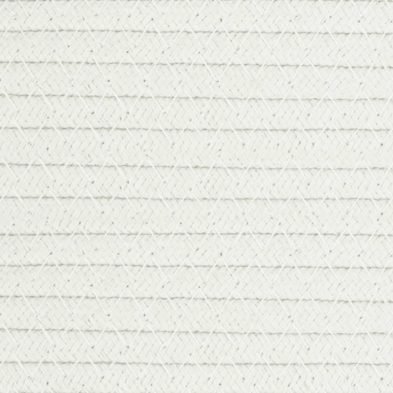 vidaXL uzglabāšanas grozi, 2 gab., bēšs ar baltu, DIA24x18 cm, kokvilna