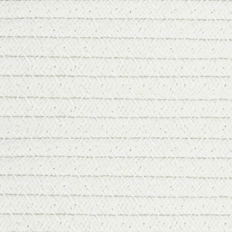 vidaXL uzglabāšanas grozi, 2 gab., bēšs ar baltu, DIA28x28 cm, kokvilna