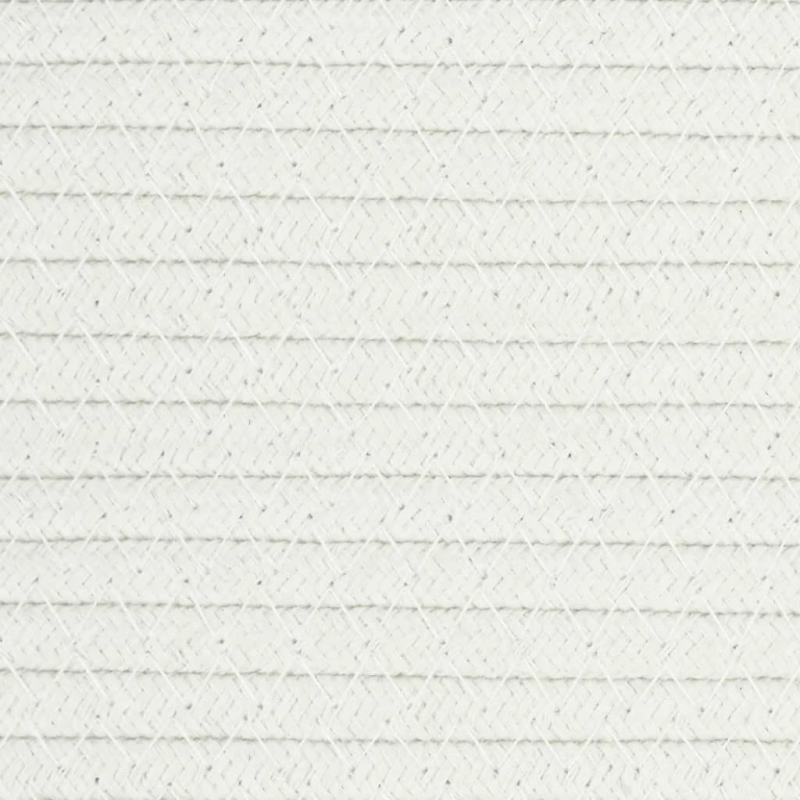 vidaXL veļas grozs, pelēks un balts, DIA60x36 cm, kokvilna