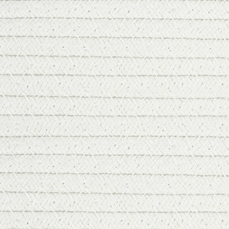 vidaXL uzglabāšanas grozs, balts, DIA38x36 cm, kokvilna