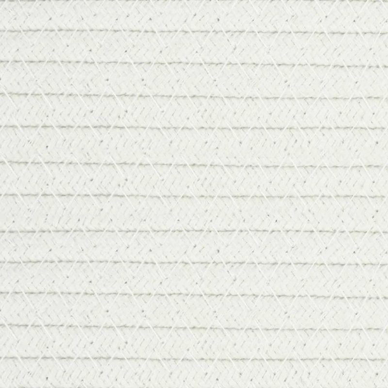 vidaXL uzglabāšanas grozs, pelēks ar baltu, DIA38x46 cm, kokvilna