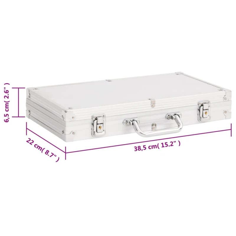 vidaXL pokera žetonu komplekts, 300 gab., 11,5 g