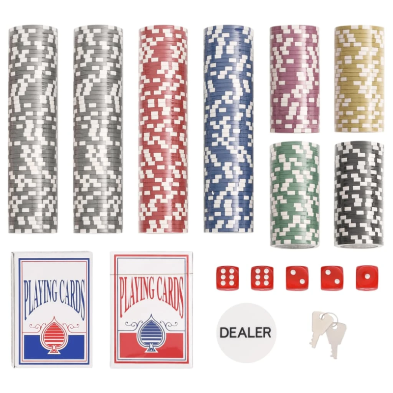 vidaXL pokera žetonu komplekts, 300 gab., 11,5 g