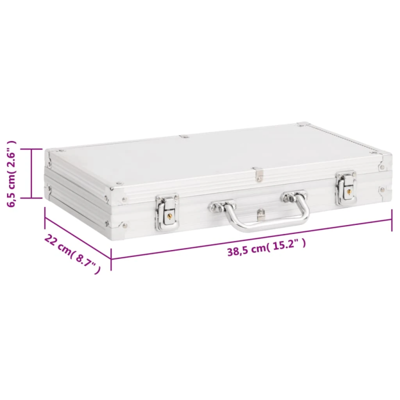 vidaXL pokera žetonu komplekts, 300 gab., 11,5 g