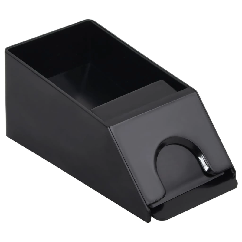 vidaXL kāršu turētājs, melns, 2 kavām