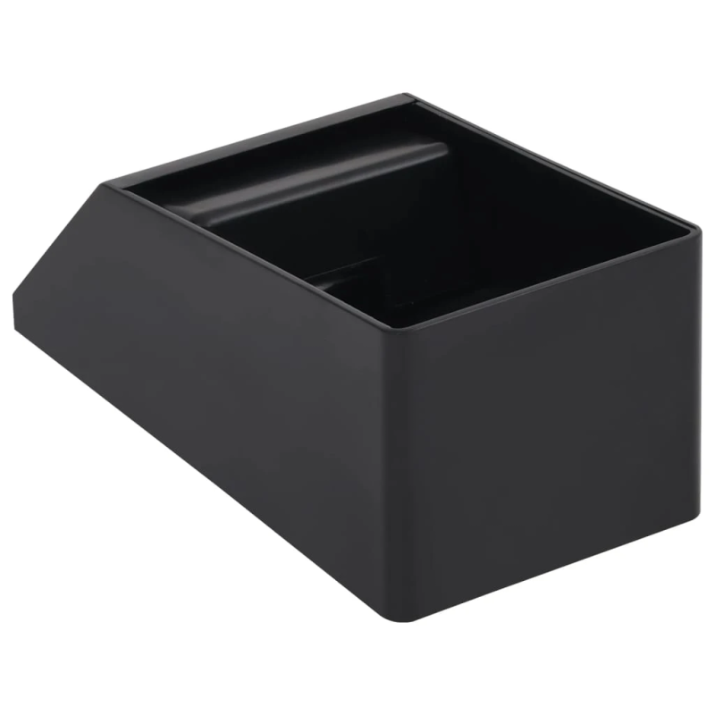 vidaXL kāršu turētājs, melns, 2 kavām