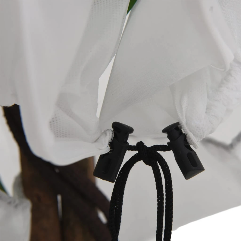 vidaXL augu pārsegi ar rāvējslēdzēju, 4 gab., 70 g-m², flīss, 1,2x1,8m