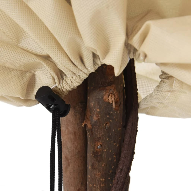 vidaXL augu pārsegi ar aukliņu, 8 gab., 70 g-m², 0,8x0,8 m