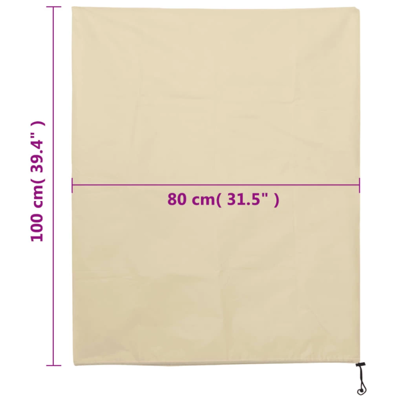 vidaXL augu pārsegi ar aukliņu, 8 gab., 70 g-m², 0,8x1 m