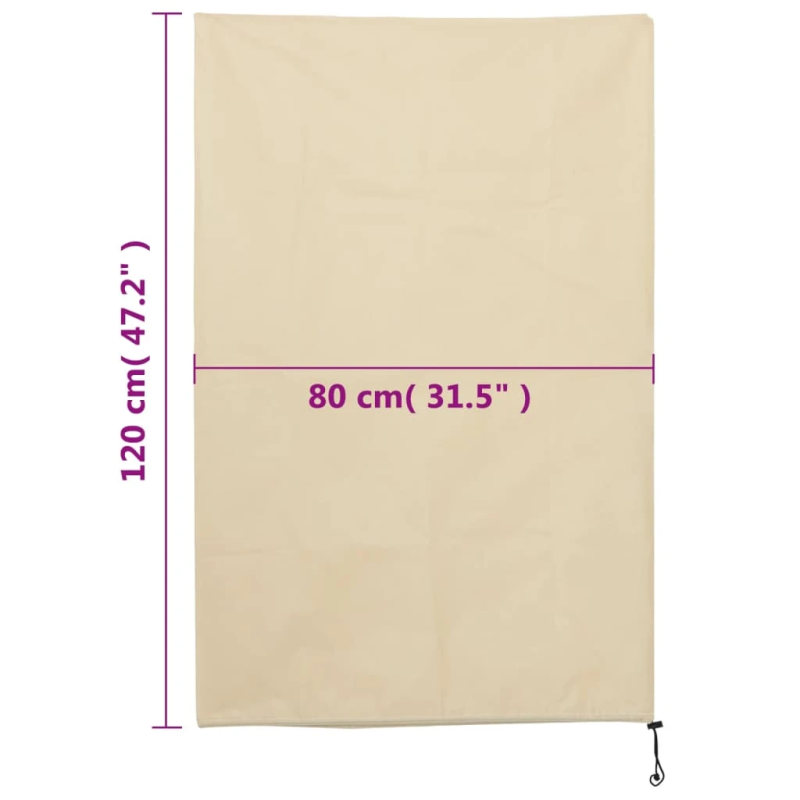 vidaXL augu pārsegi ar aukliņu, 12 gab., 70 g-m², 0,8x1,2 m