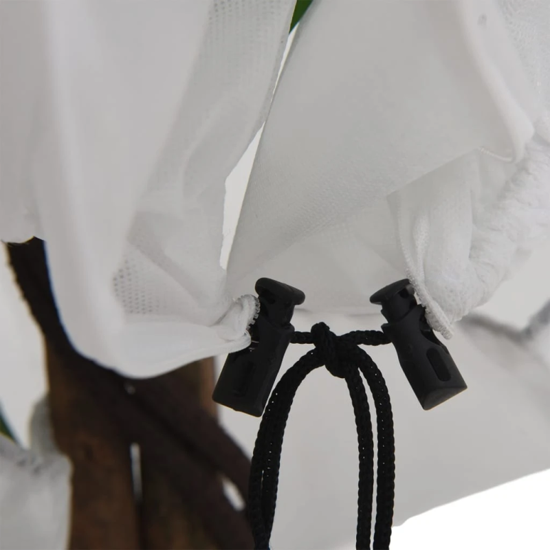 vidaXL augu pārsegi ar rāvējslēdzēju, 10gab., 70 g-m², flīss,3,14x2,5m