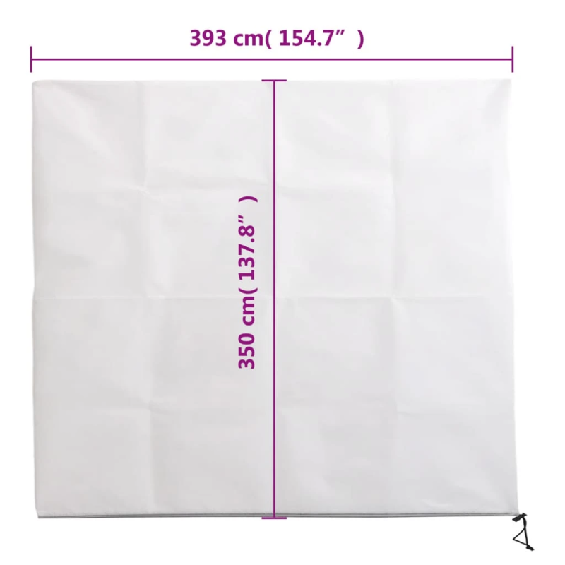 vidaXL augu pārsegi ar rāvējslēdzēju, 10gab., 70g-m², flīss, 3,93x3,5m