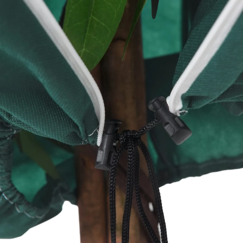 vidaXL augu pārsegi ar rāvējslēdzēju, 10gab., 70 g-m², flīss,3,14x2,5m