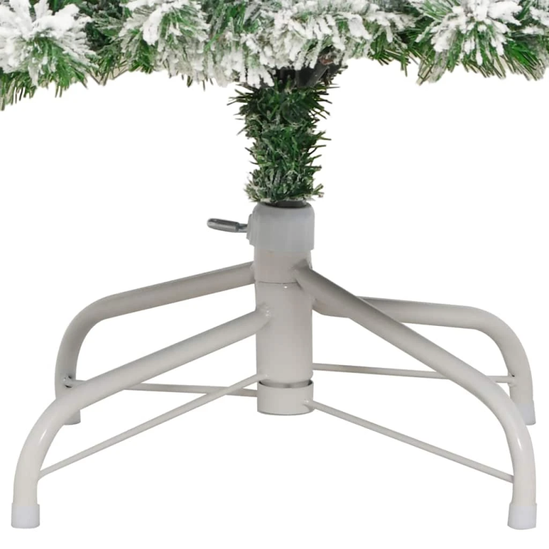 vidaXL mākslīgā Ziemassvētku egle ar sniegu, 180 cm