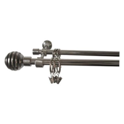 Divkāršais karnīzes komplekts Domoletti F511252, 240 cm, DIA16 mm