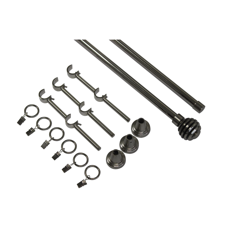 Divkāršais karnīzes komplekts Domoletti F511252, 240 cm, DIA16 mm