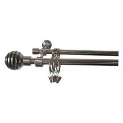 Divkāršais karnīzes komplekts Domoletti F511252, 300 cm, DIA16 mm