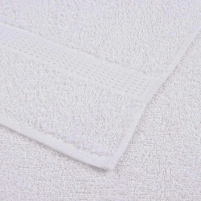 vidaXL vannas dvieļi, FROGN, 4 gab., balti, 100x150 cm, 360 g-m²