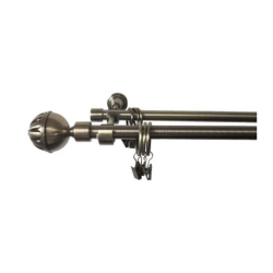 Dubultā karnīša komplekts Domoletti F511887. 300 cm. DIA 16 mm