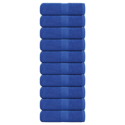 vidaXL dvieļi, FROGN, 10 gab., zili, 30x30 cm, 360 g-m²