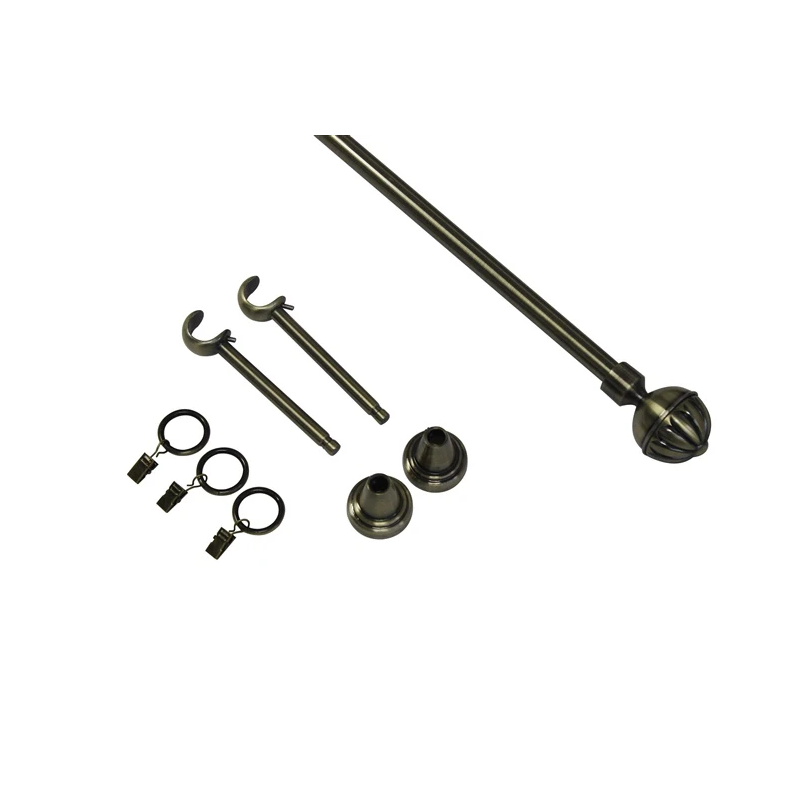 Vienkārša karnīša komplekts Domoletti F511887. 300 cm. DIA 16 mm