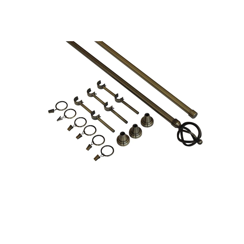 Dubultā karnīzes komplekts Domoletti F512005, 300 cm, DIA19 mm