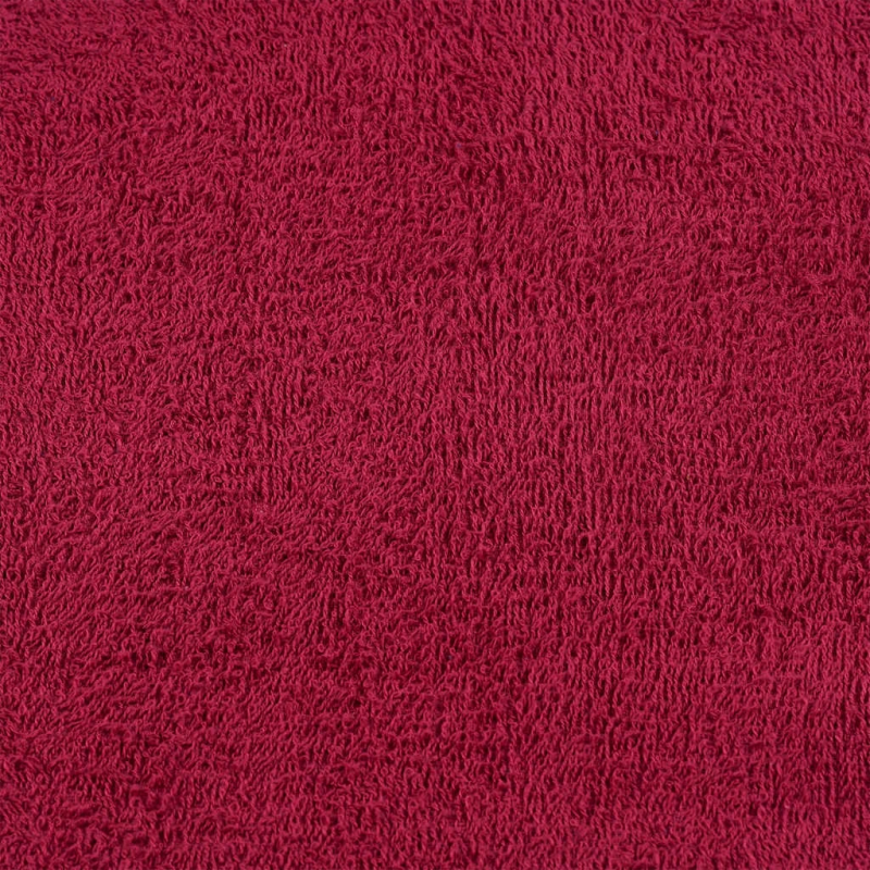 vidaXL vannas dvieļi, FROGN, 10 gab., bordo, 100x150 cm, 360 g-m²